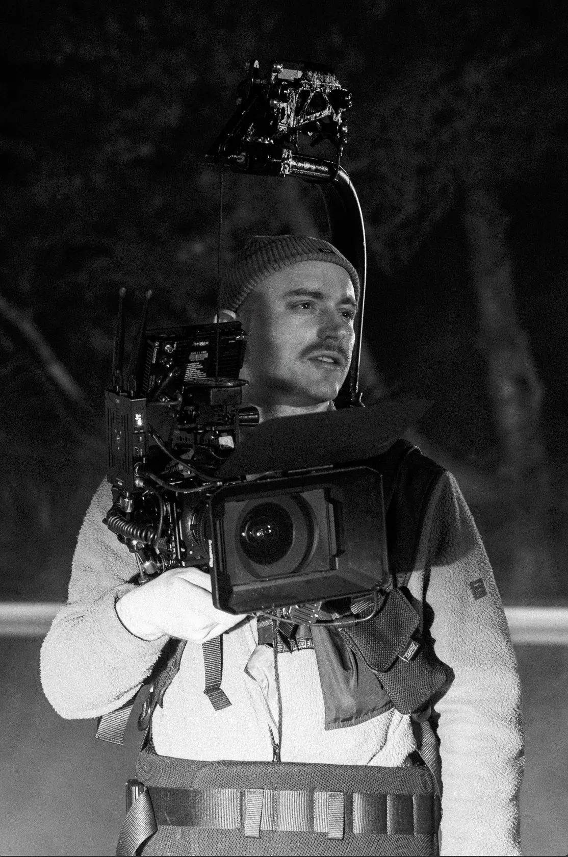 Max Golov operating a cinema camera